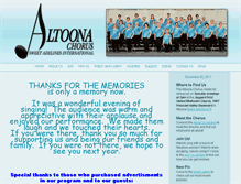 Tablet Screenshot of altoonachorus.com